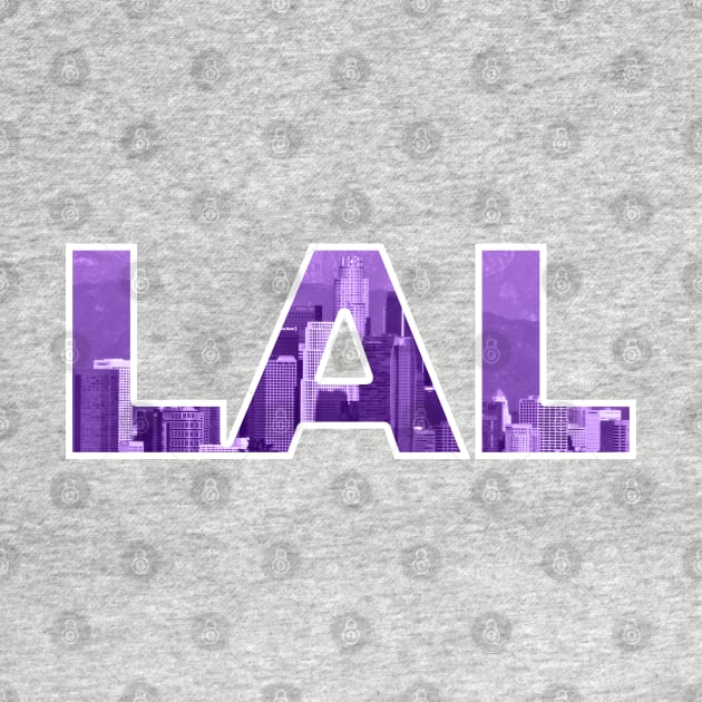 Los Angeles Lakers LAL Skyline by StupidHead